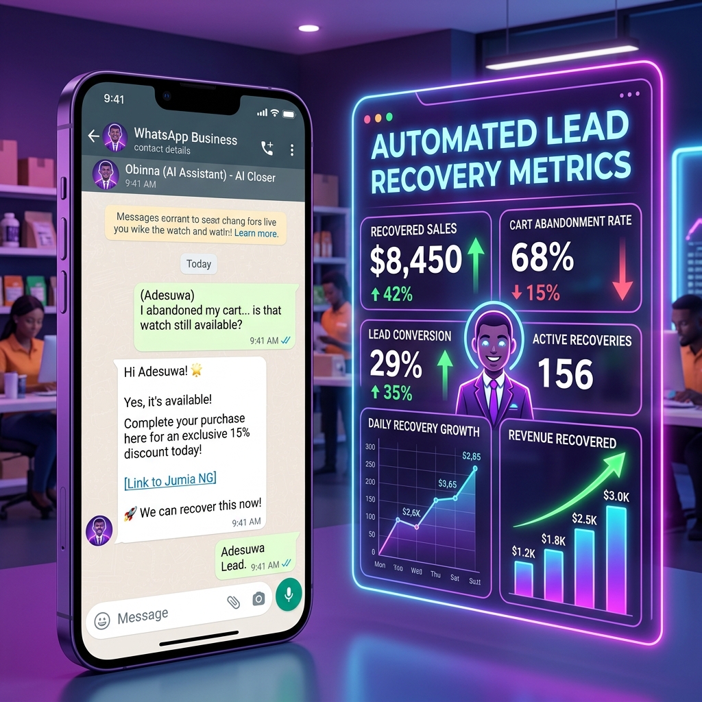 Comment MOLIA, le Closer IA autonome sur WhatsApp, récupère 67% des paniers abandonnés en Afrique